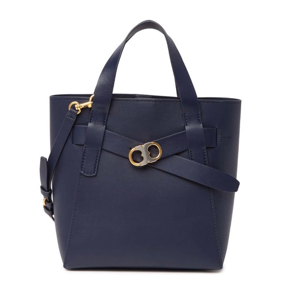 Tory Burch Handbags - Tory Burch Gemini Leather Small Shoulder Bag-NWT